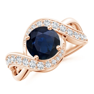 Round A Blue Sapphire