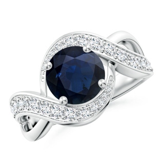 Round A Blue Sapphire