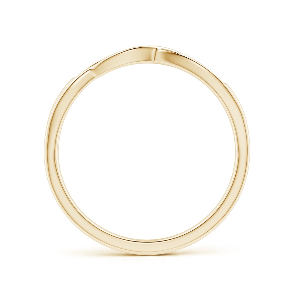 1.1mm GVS2 Pave Set Round Diamond Multi-Row Crossover Band in Yellow Gold side-1