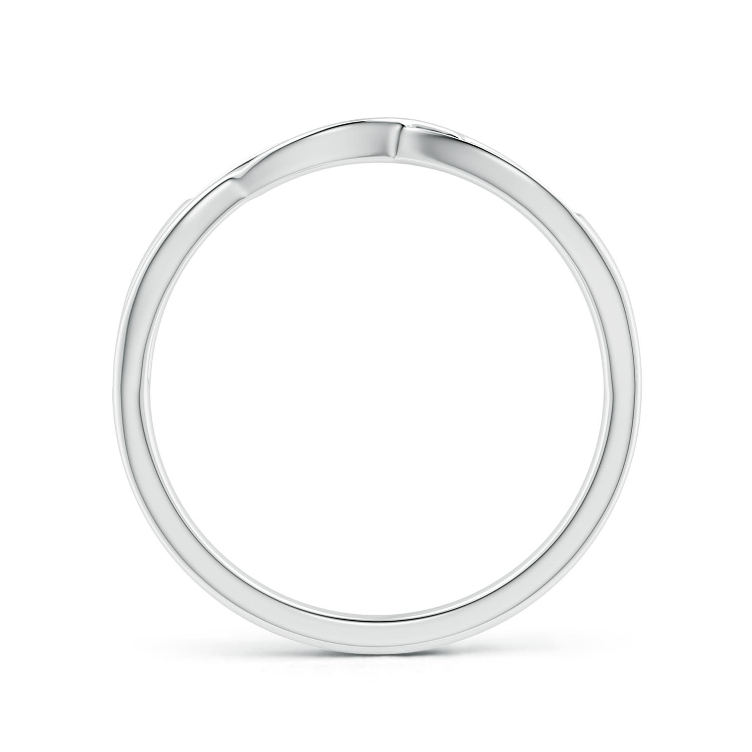 ANGARA Natural Diamond Multi-Row Crossover Band in Silver (1.1mm) - Picture 27 of 49