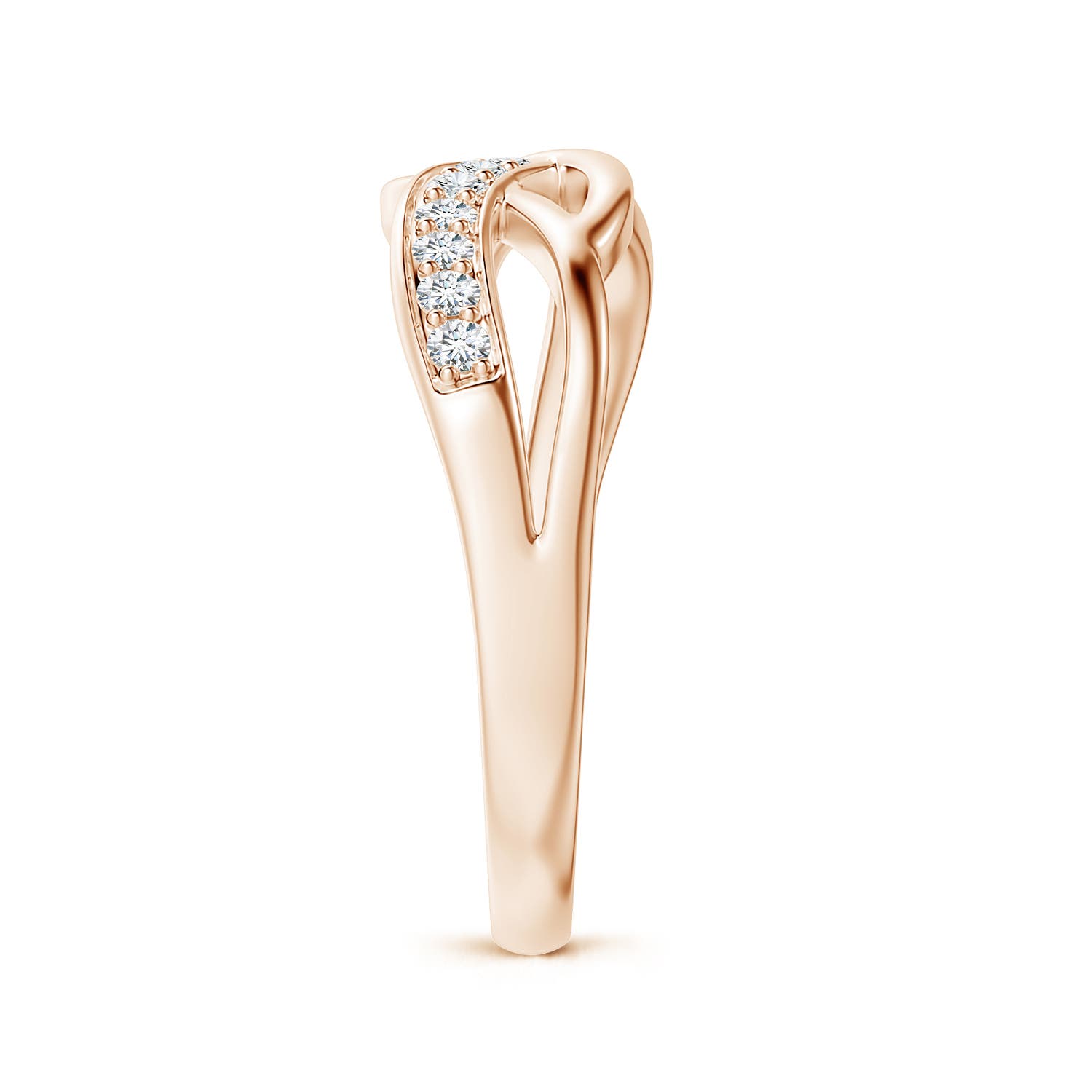 F-G, VS / 0.19 CT / 14 KT Rose Gold