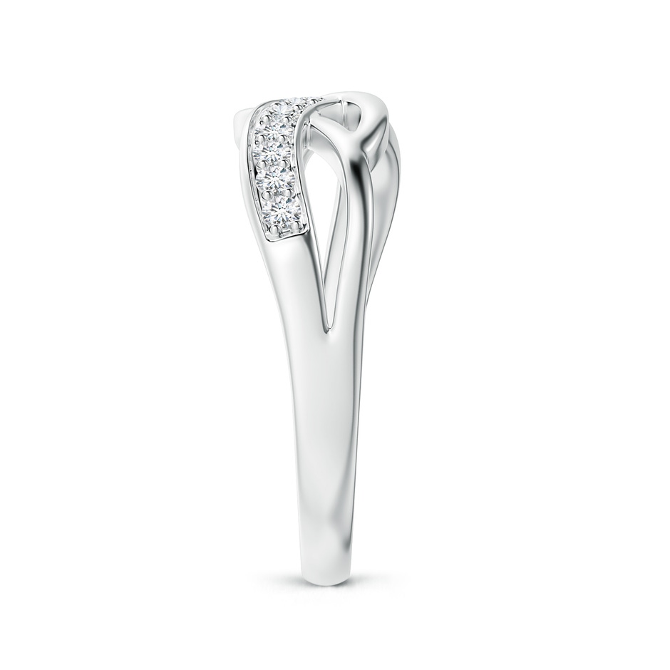1.55mm GVS2 Pave Set Round Diamond Multi-Row Crossover Band in White Gold side-2