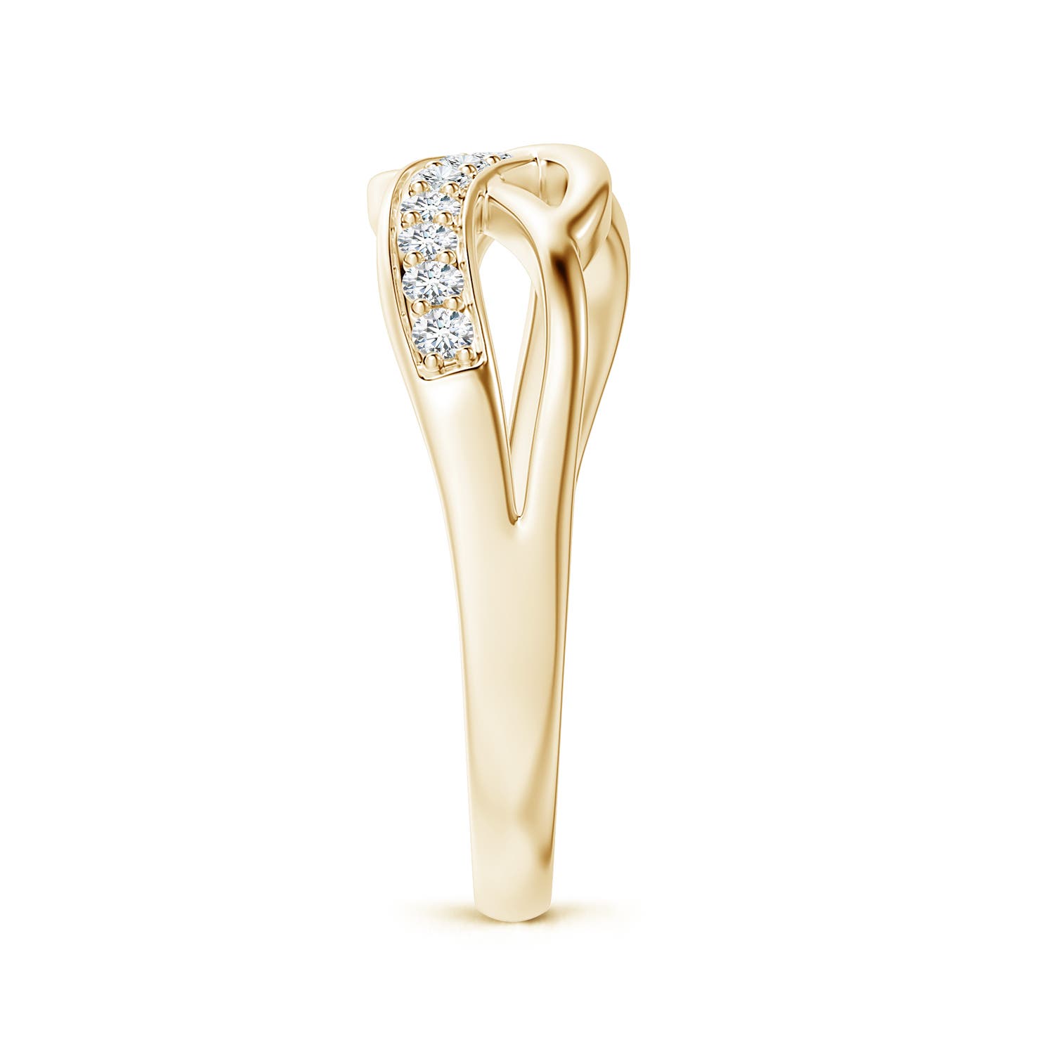 F-G, VS / 0.19 CT / 14 KT Yellow Gold