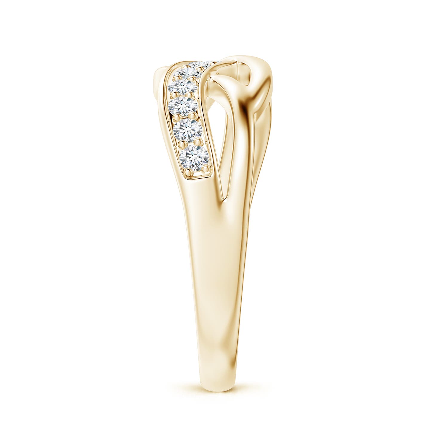 F-G, VS / 0.32 CT / 14 KT Yellow Gold