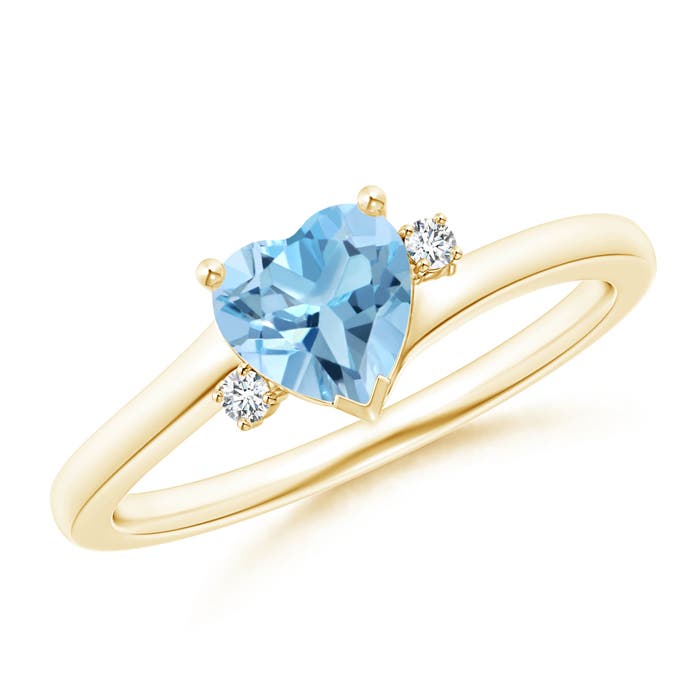 A - Swiss Blue Topaz / 0.96 CT / 14 KT Yellow Gold