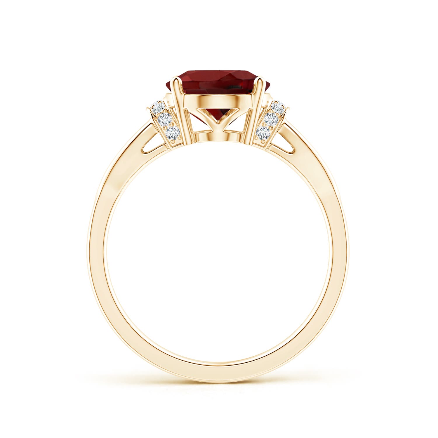 AAAA - Garnet / 3.03 CT / 14 KT Yellow Gold