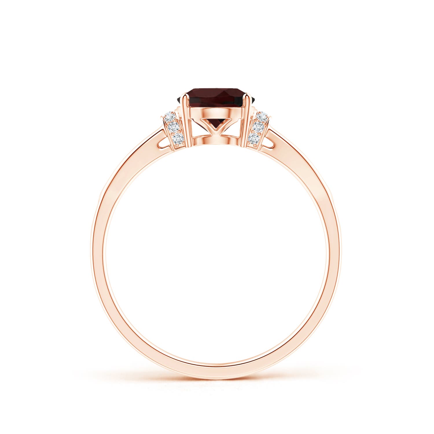 A - Garnet / 1.5 CT / 14 KT Rose Gold