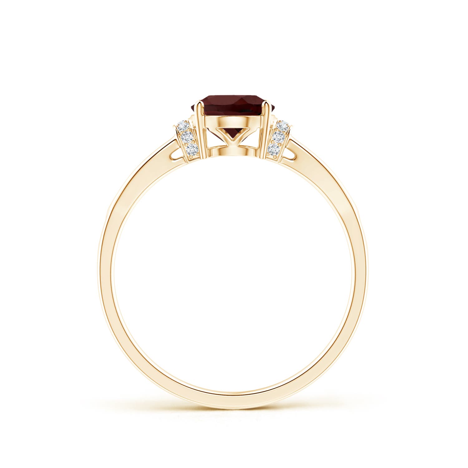 AA - Garnet / 1.5 CT / 14 KT Yellow Gold