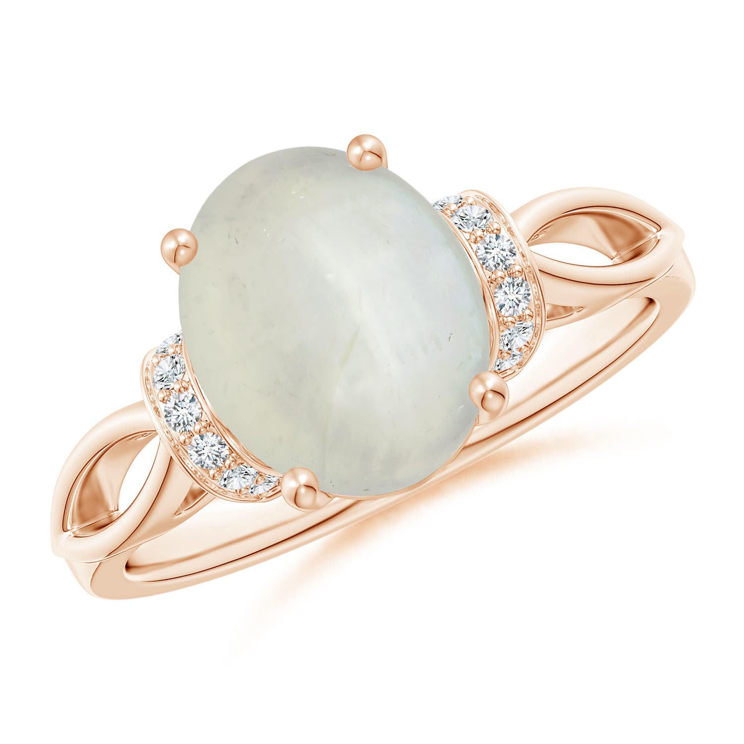 AA - Moonstone / 2.58 CT / 14 KT Rose Gold