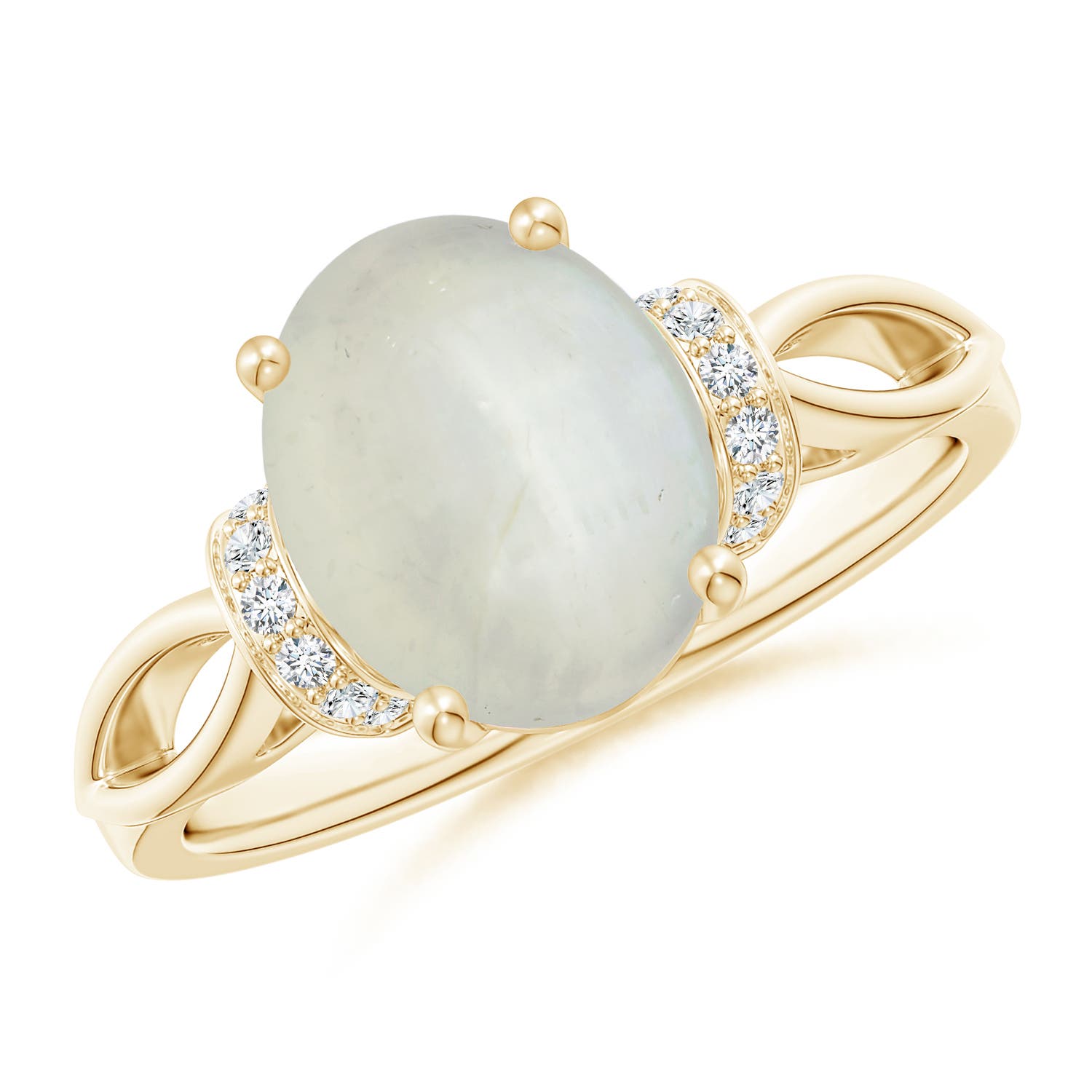 AA - Moonstone / 2.58 CT / 14 KT Yellow Gold