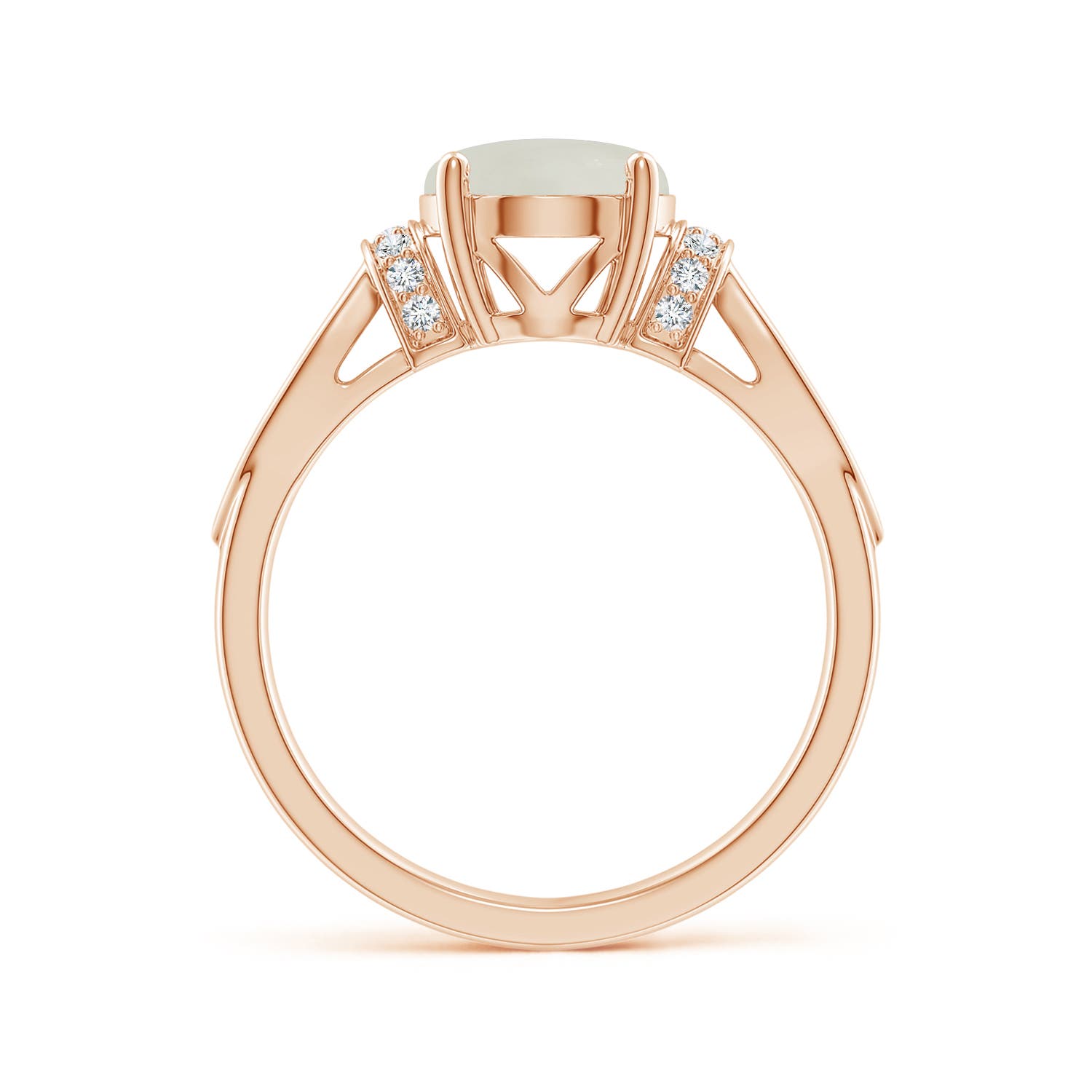 AAA - Moonstone / 2.58 CT / 14 KT Rose Gold