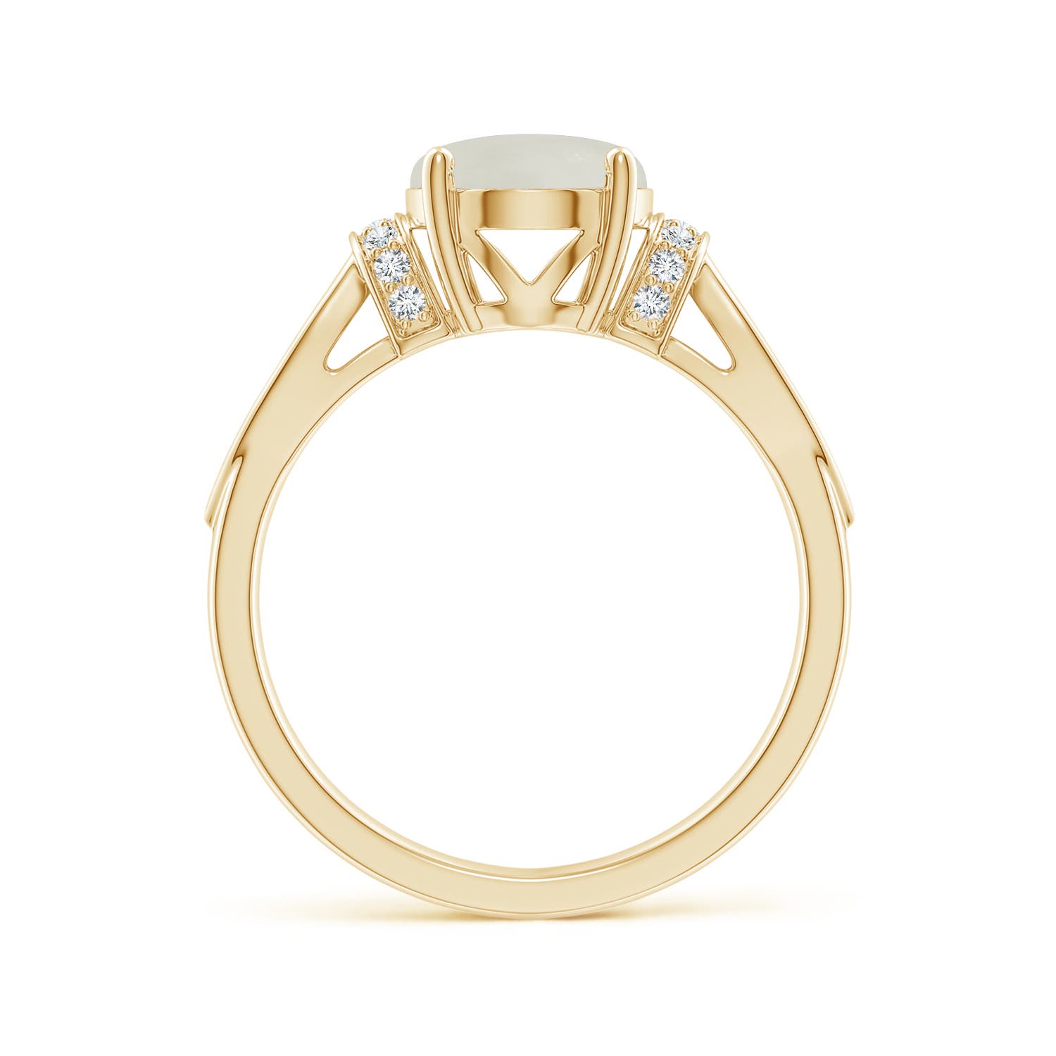 AAA - Moonstone / 2.58 CT / 14 KT Yellow Gold