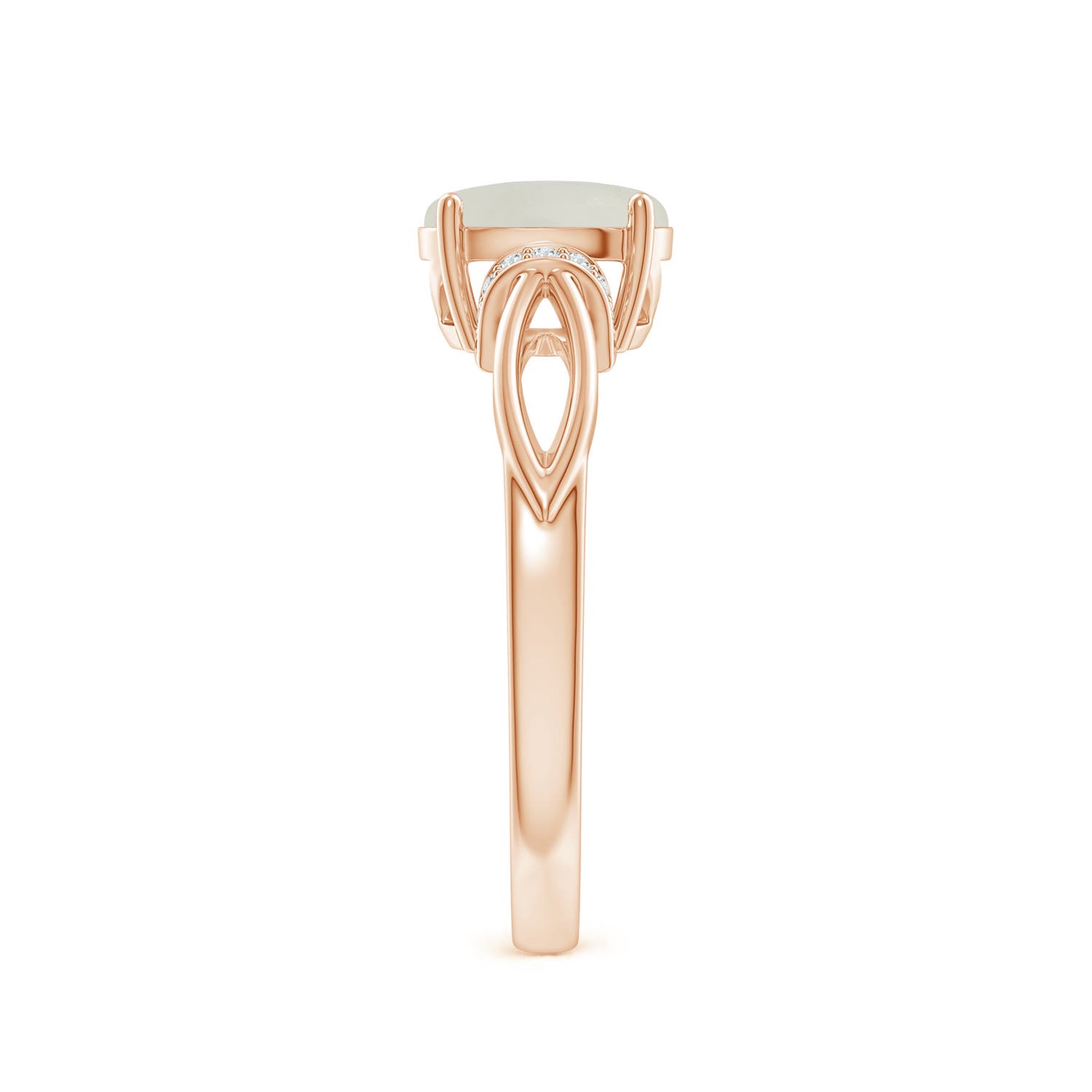 AAA - Moonstone / 1.14 CT / 14 KT Rose Gold