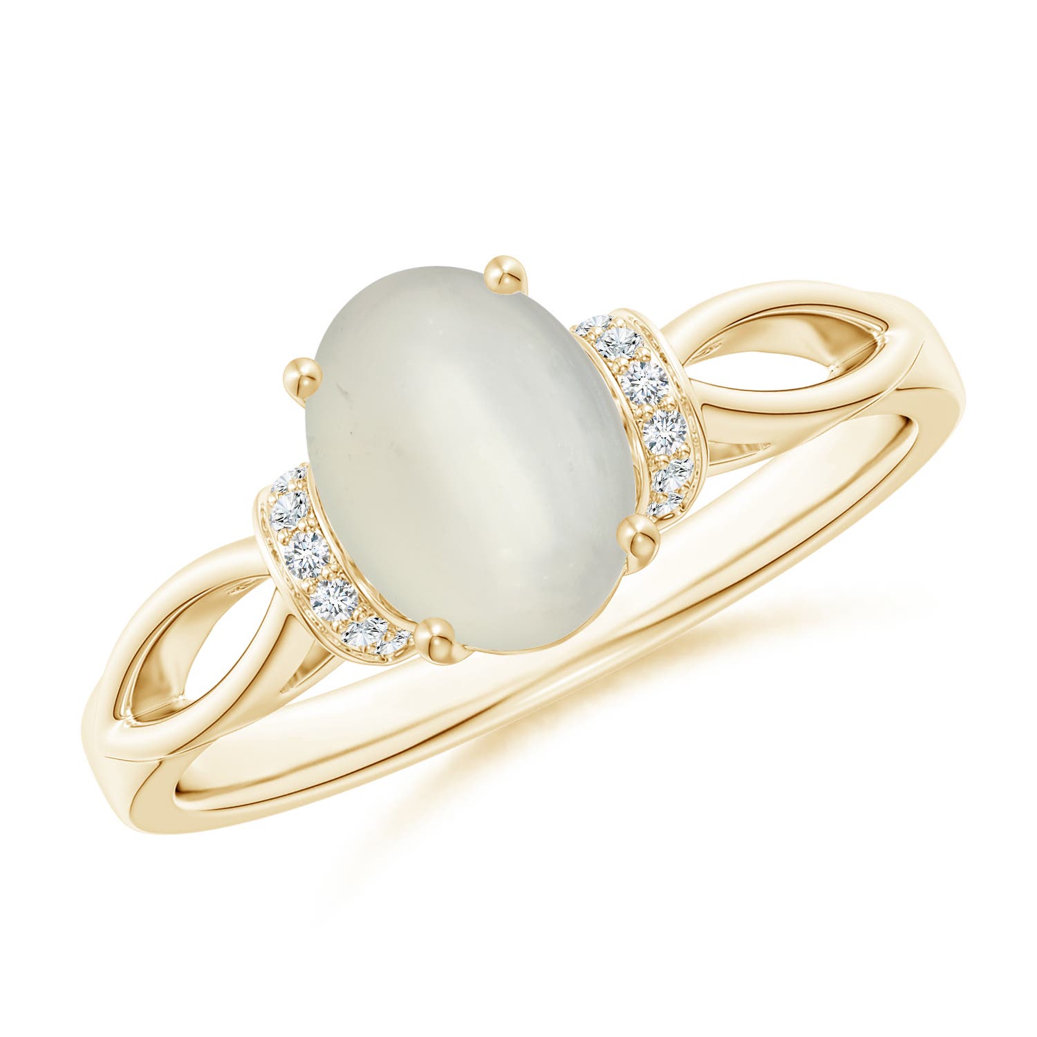 AAA - Moonstone / 1.14 CT / 14 KT Yellow Gold