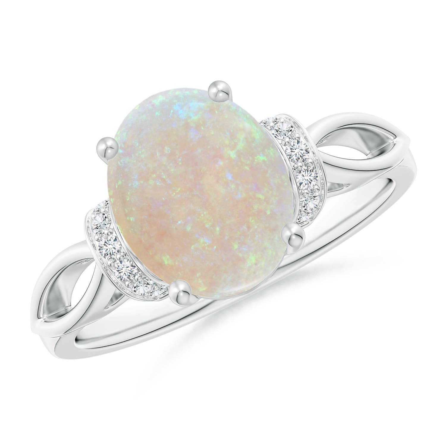 AA - Opal / 1.53 CT / 14 KT White Gold