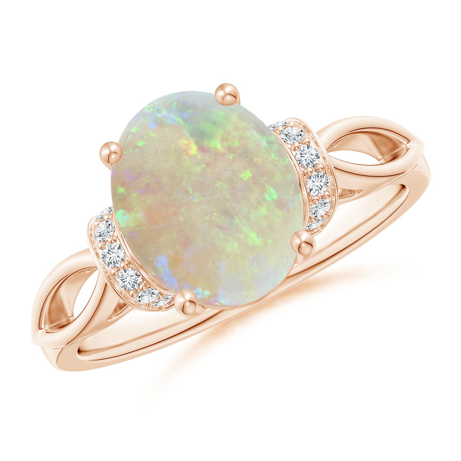 AAA - Opal / 1.53 CT / 14 KT Rose Gold