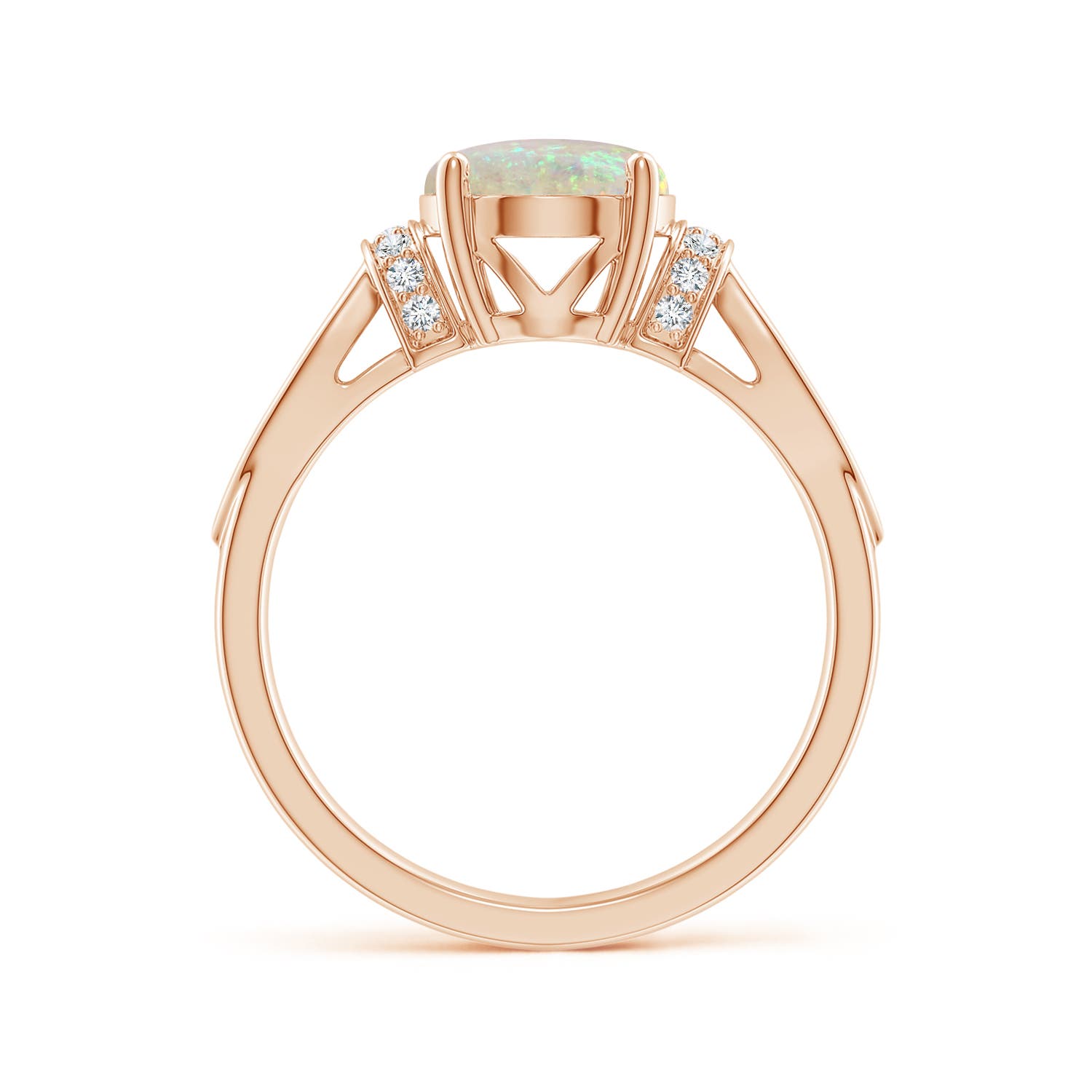 AAA - Opal / 1.53 CT / 14 KT Rose Gold