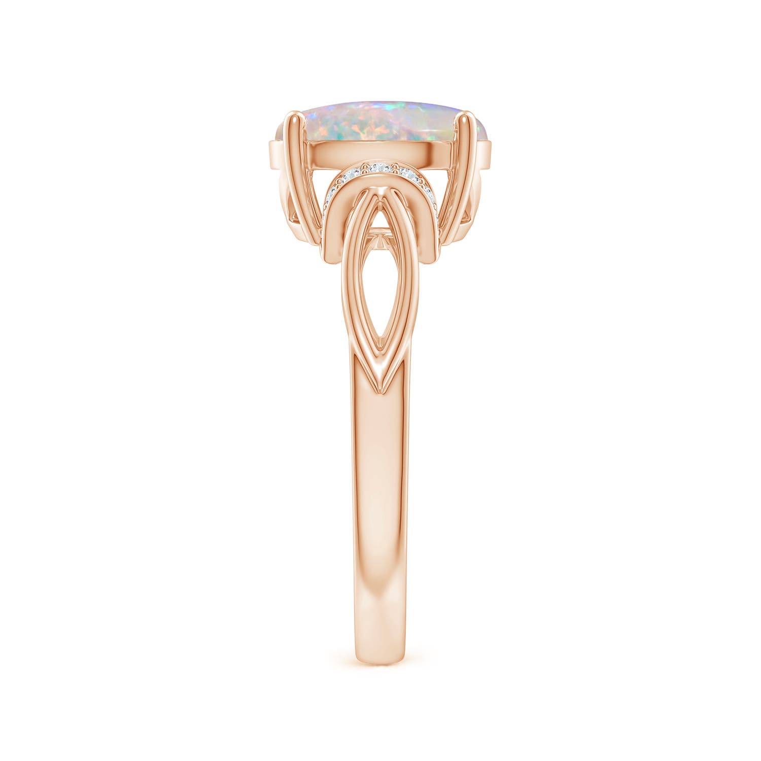 AAAA - Opal / 1.53 CT / 14 KT Rose Gold