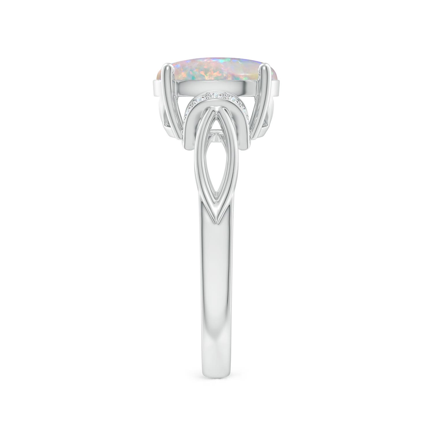 AAAA - Opal / 1.53 CT / 14 KT White Gold