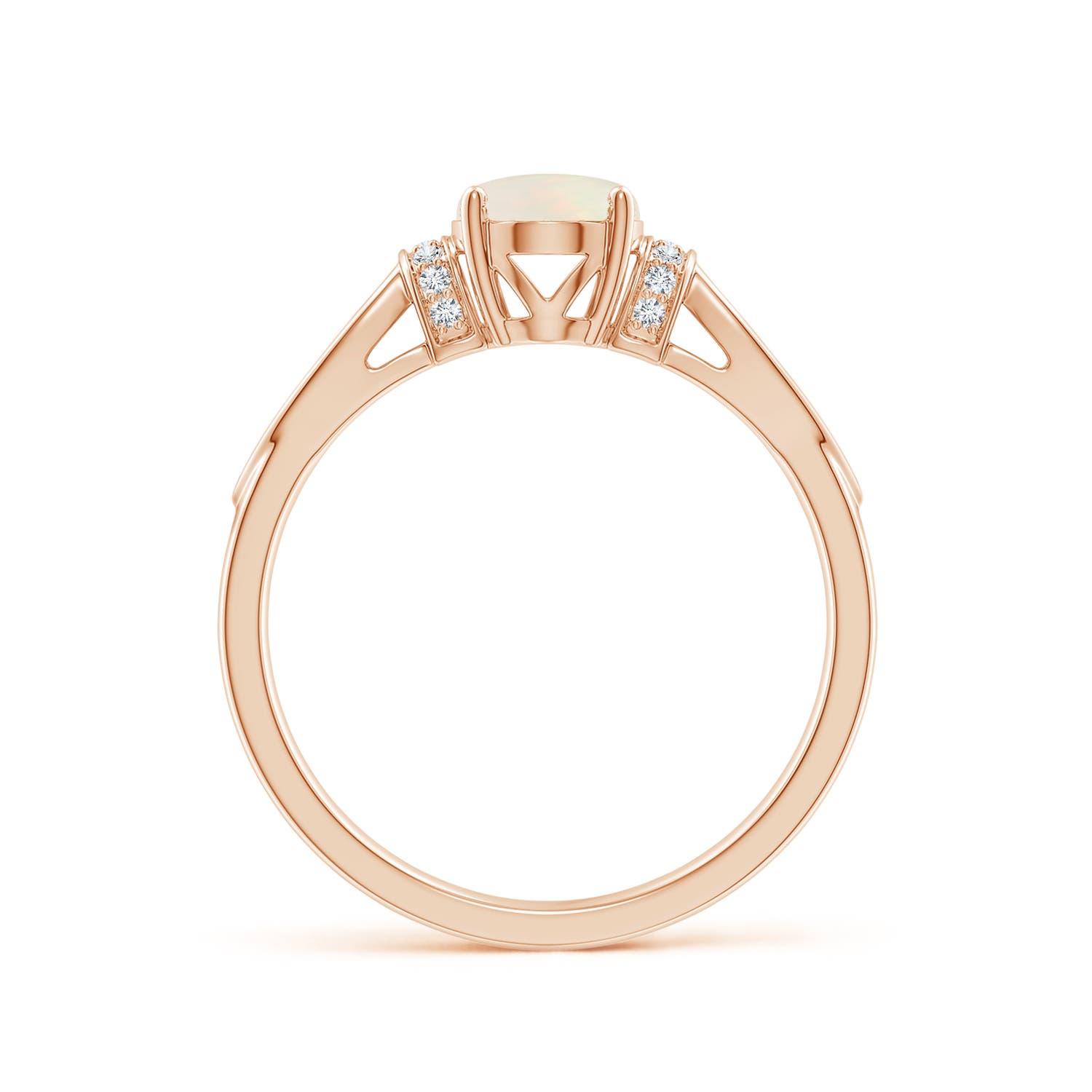 A - Opal / 0.84 CT / 14 KT Rose Gold