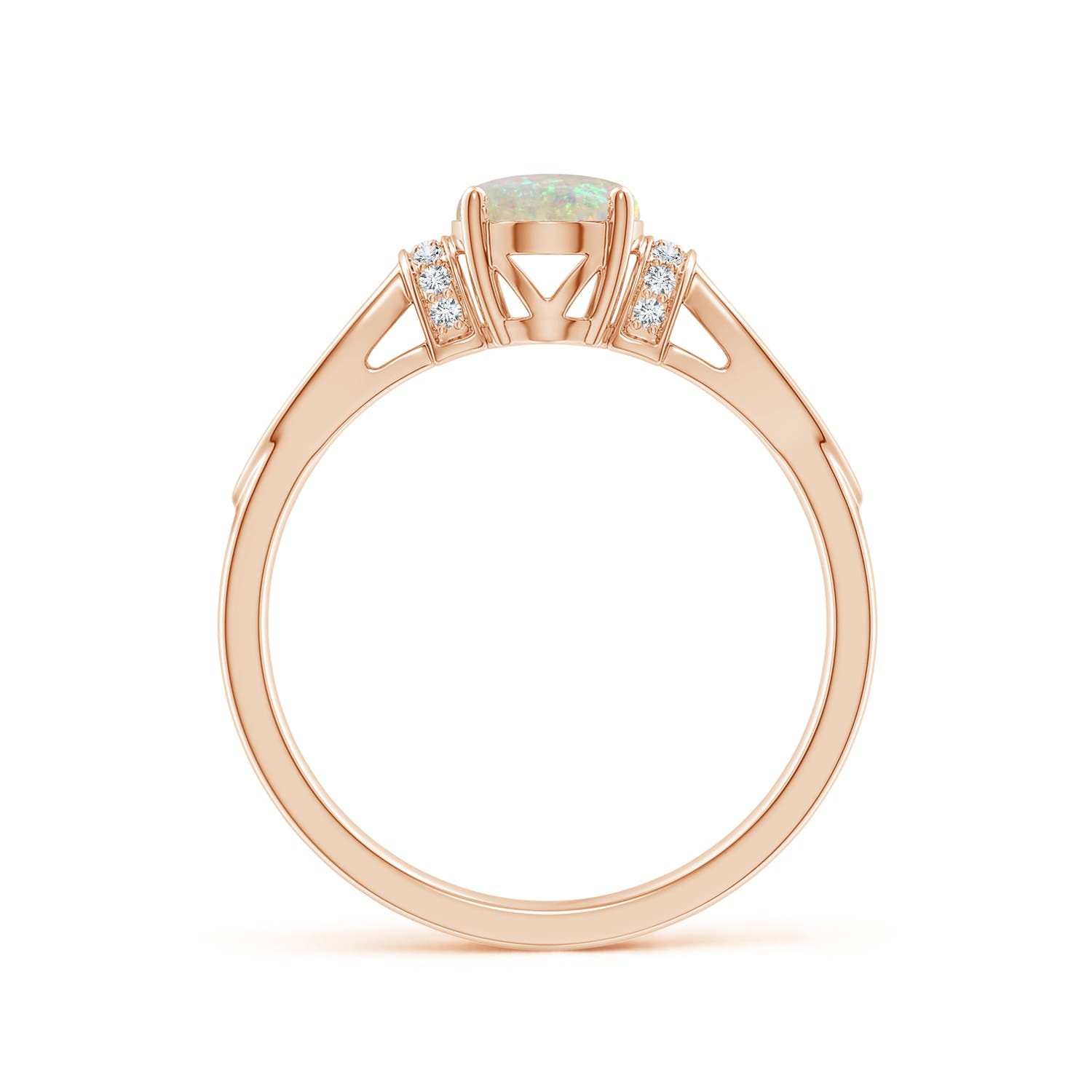 AAA - Opal / 0.84 CT / 14 KT Rose Gold