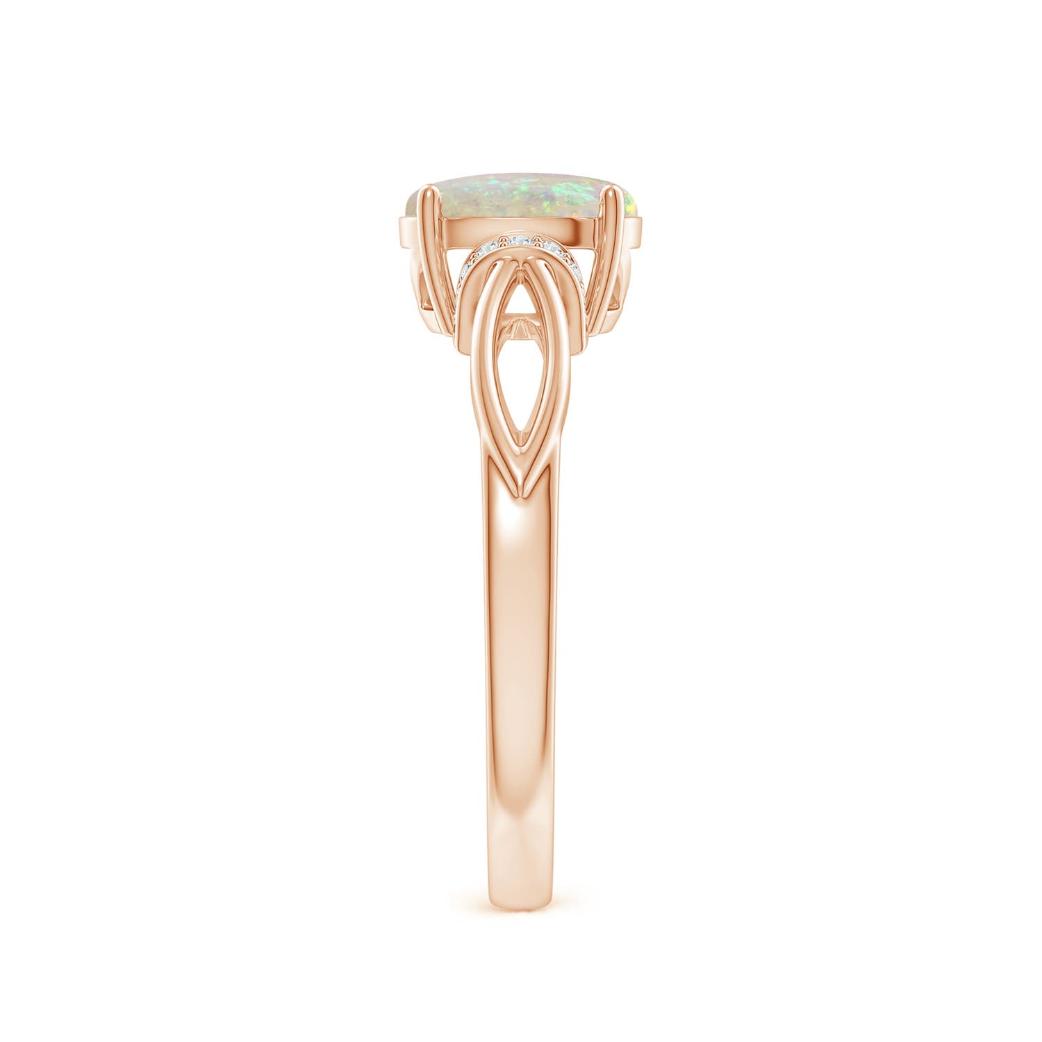 AAA - Opal / 0.84 CT / 14 KT Rose Gold