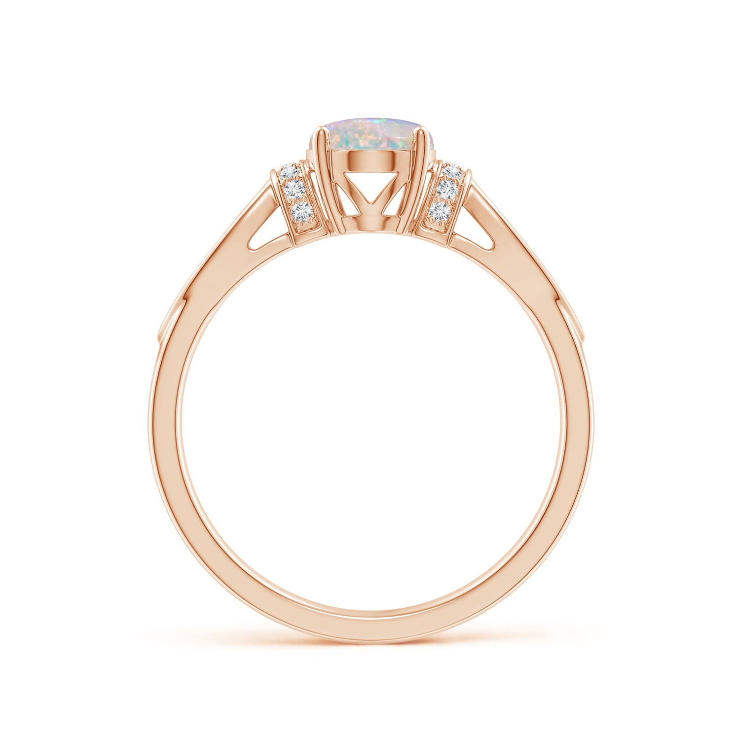 AAAA - Opal / 0.84 CT / 14 KT Rose Gold