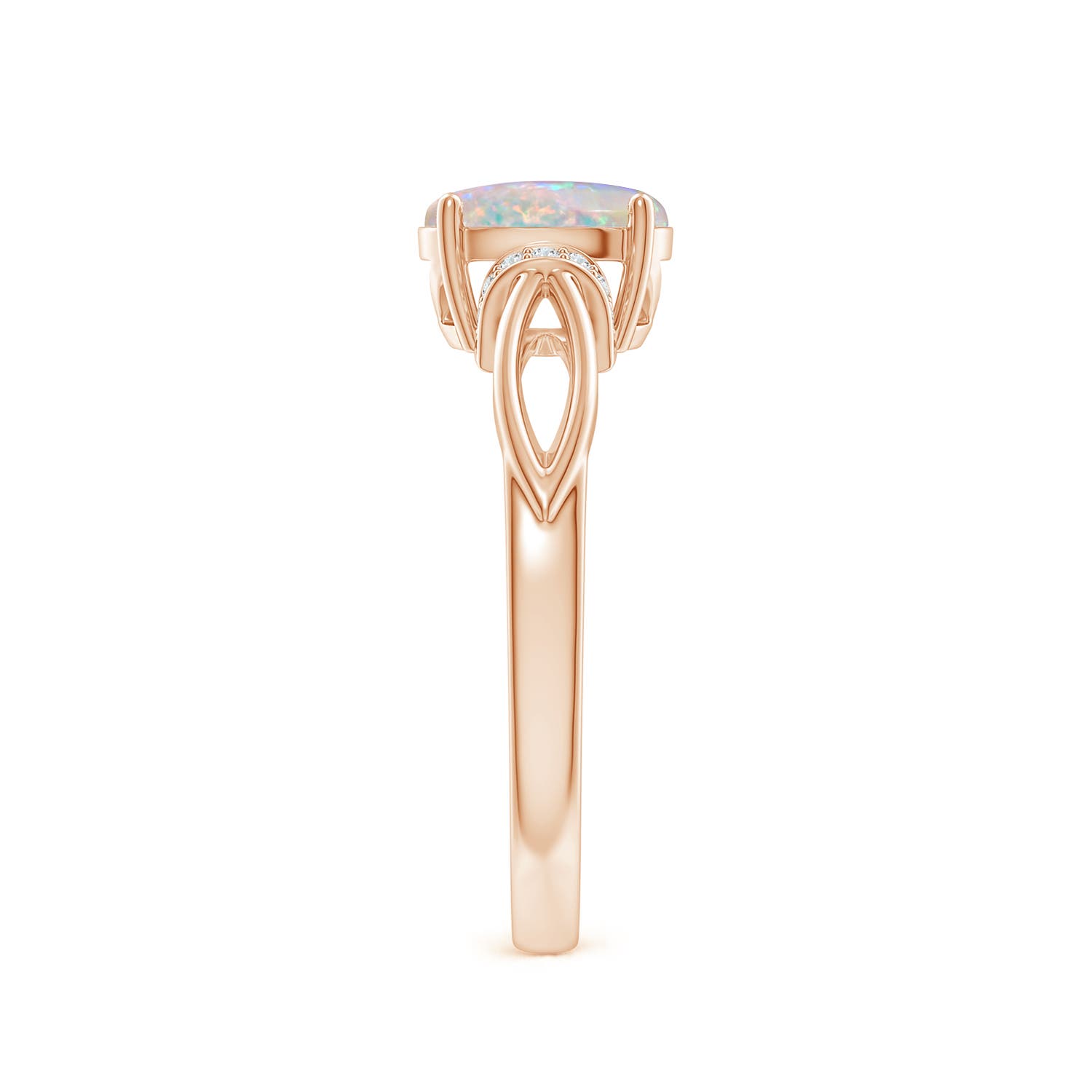 AAAA - Opal / 0.84 CT / 14 KT Rose Gold