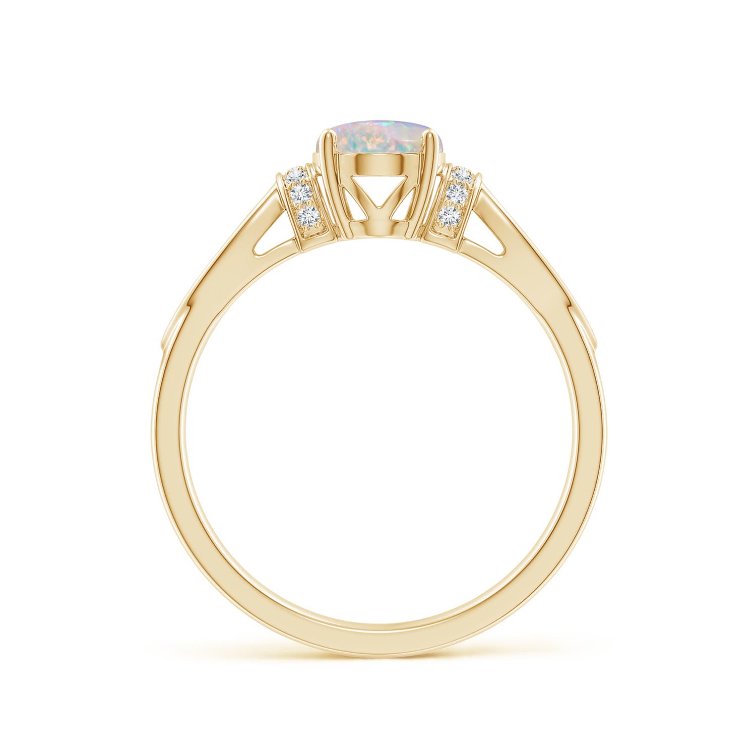 AAAA - Opal / 0.84 CT / 14 KT Yellow Gold