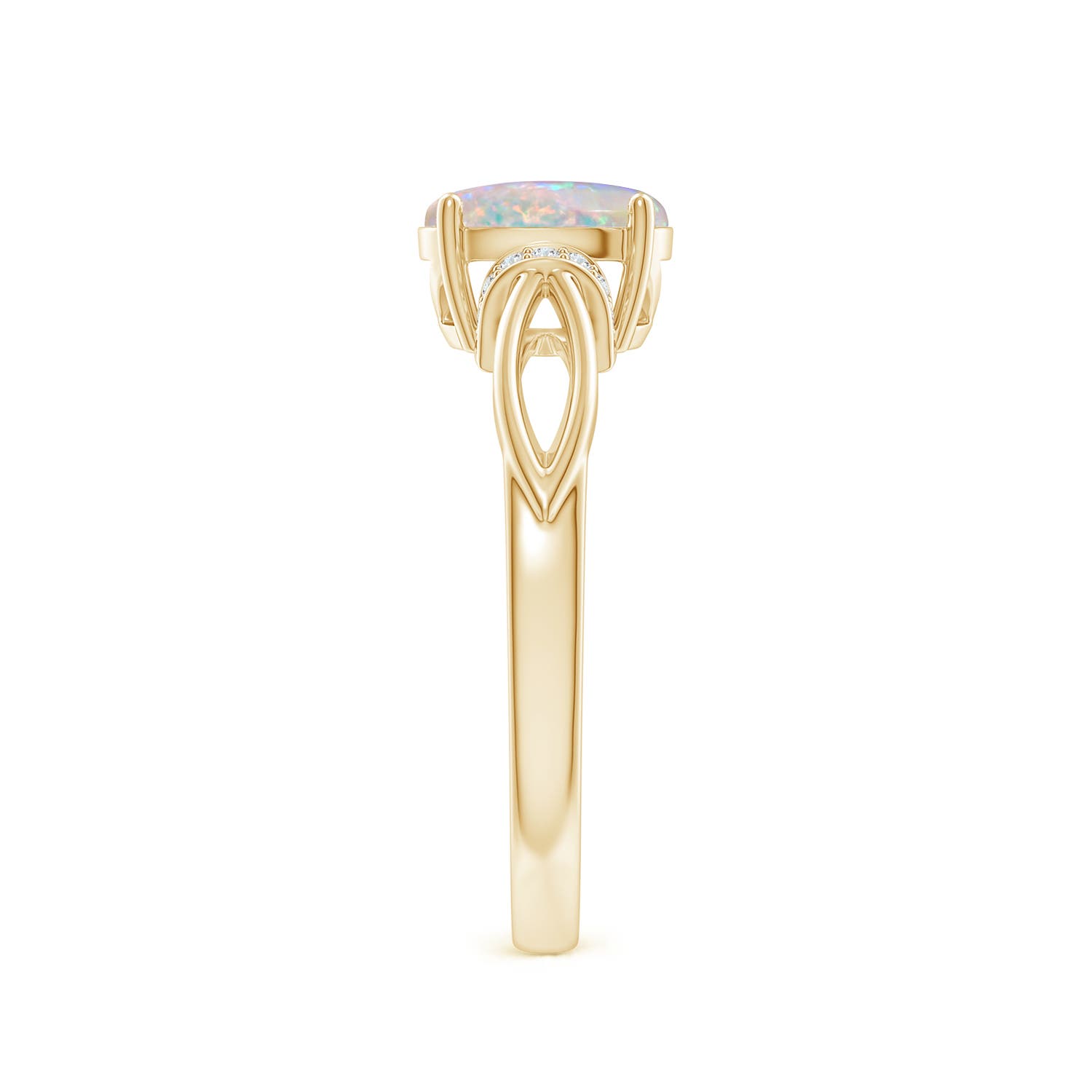 AAAA - Opal / 0.84 CT / 14 KT Yellow Gold