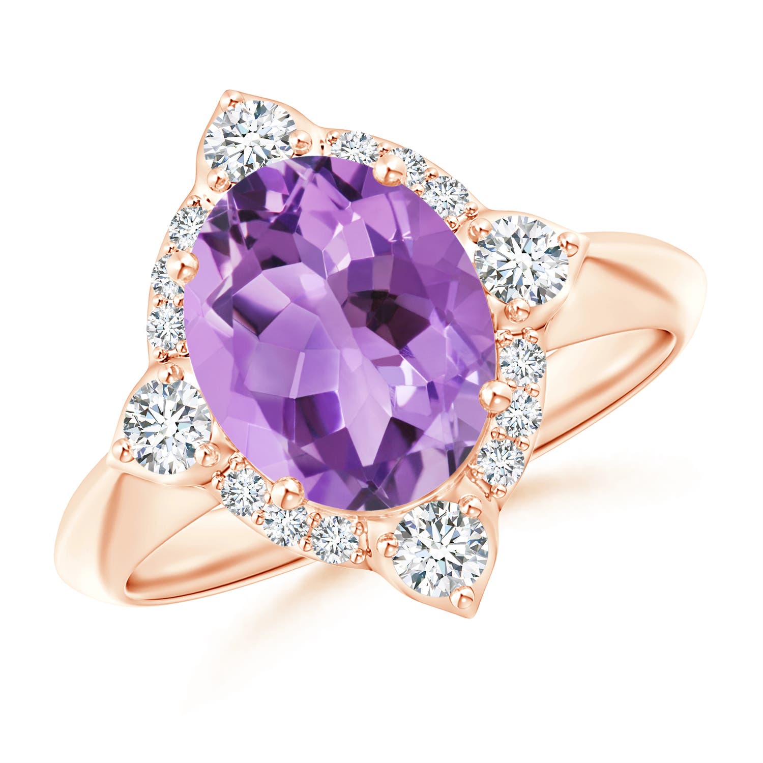 A - Amethyst / 2.65 CT / 14 KT Rose Gold