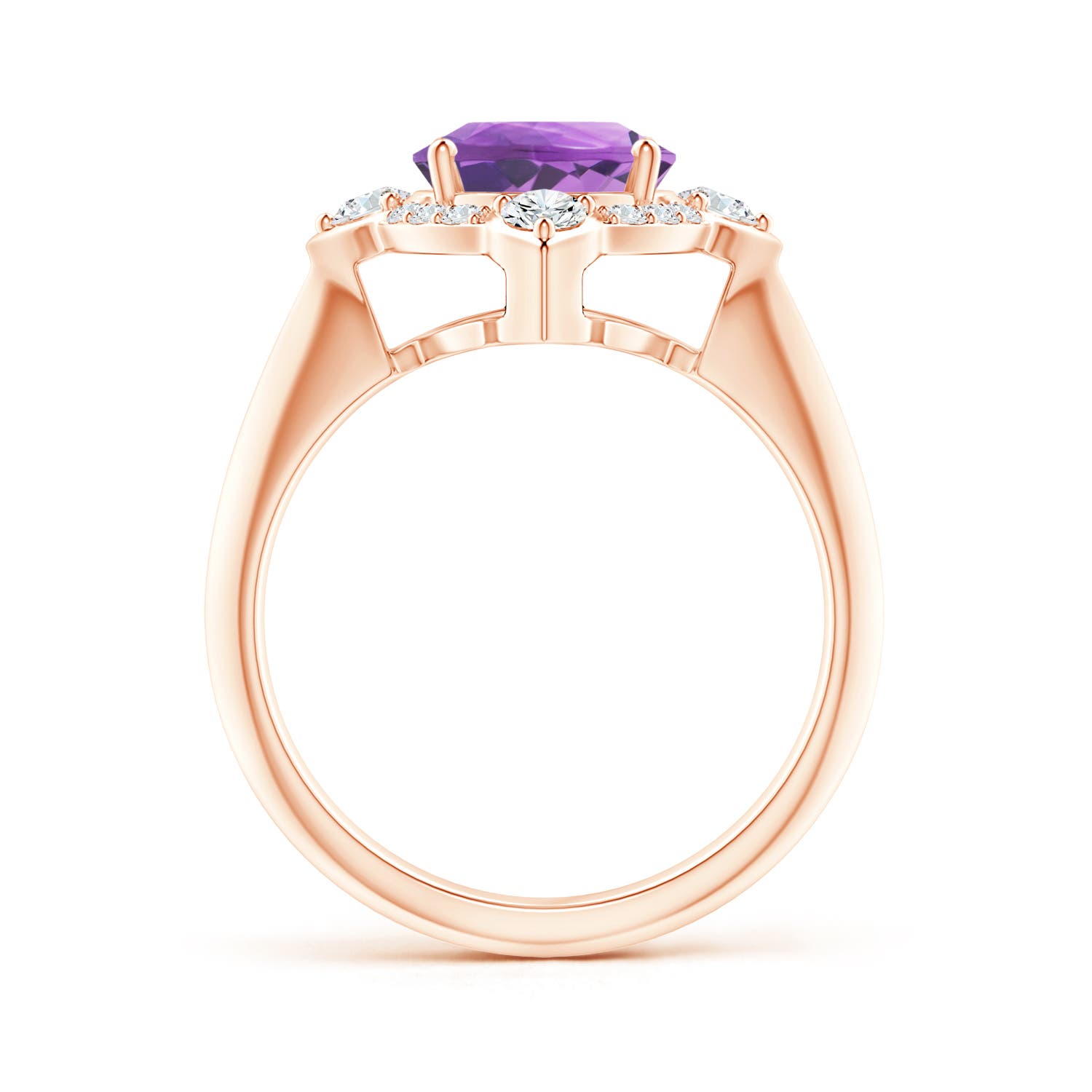 A - Amethyst / 2.65 CT / 14 KT Rose Gold