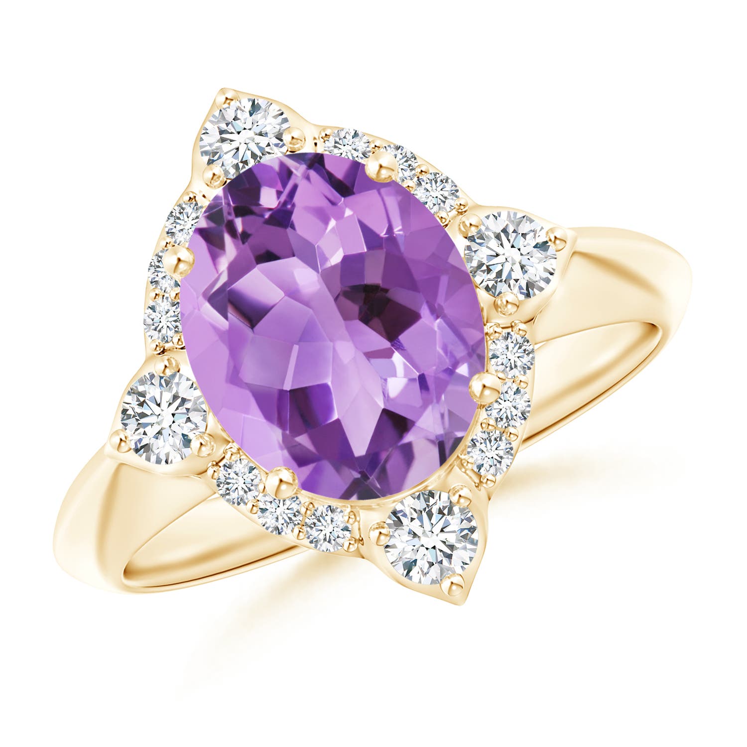 A - Amethyst / 2.65 CT / 14 KT Yellow Gold