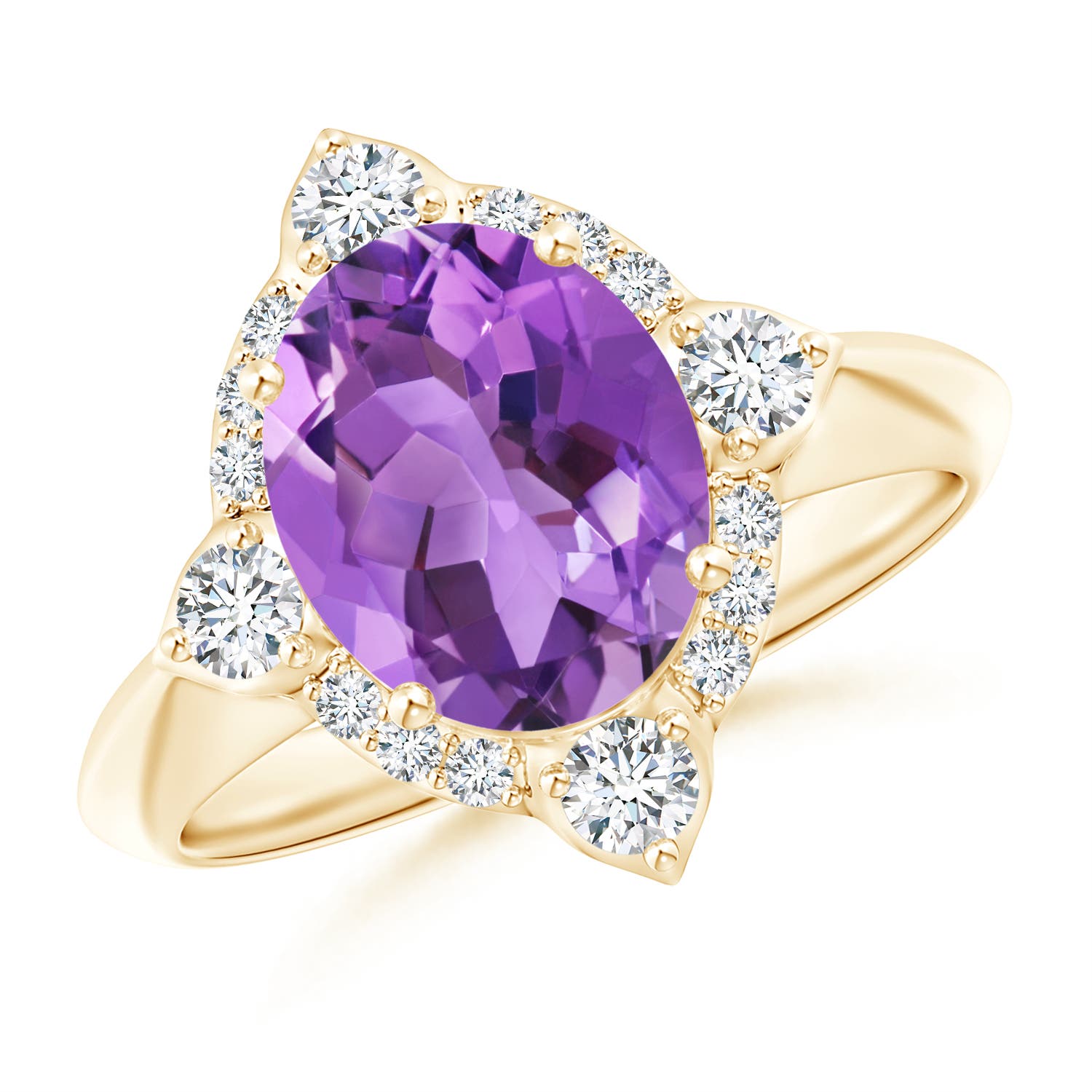 AA - Amethyst / 2.65 CT / 14 KT Yellow Gold