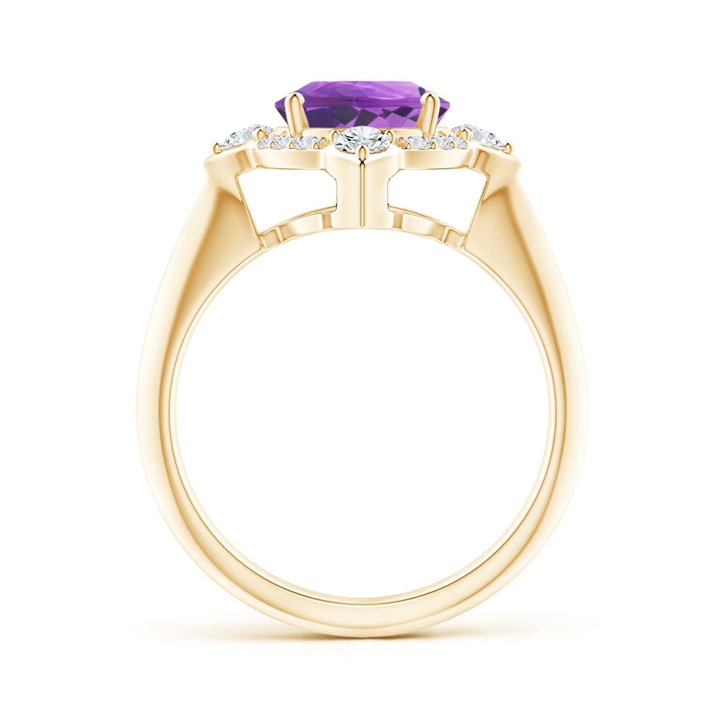 AA - Amethyst / 2.65 CT / 14 KT Yellow Gold