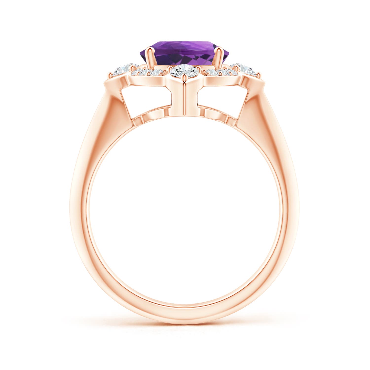 AAA - Amethyst / 2.65 CT / 14 KT Rose Gold