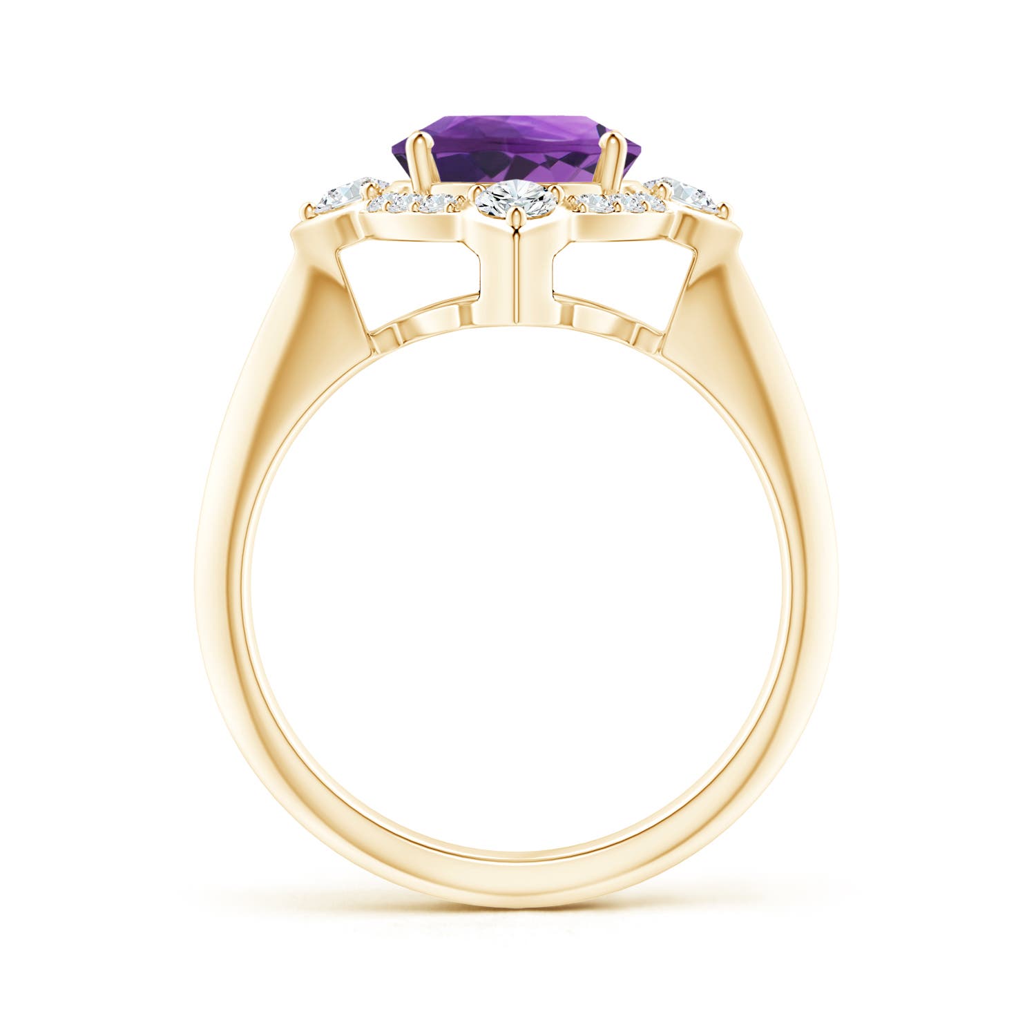 AAA - Amethyst / 2.65 CT / 14 KT Yellow Gold