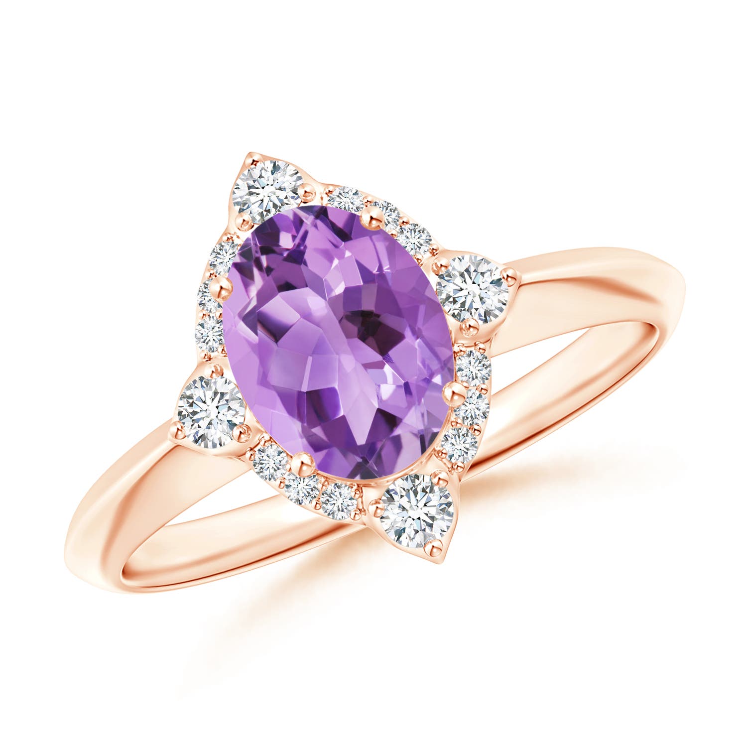 A - Amethyst / 1.35 CT / 14 KT Rose Gold