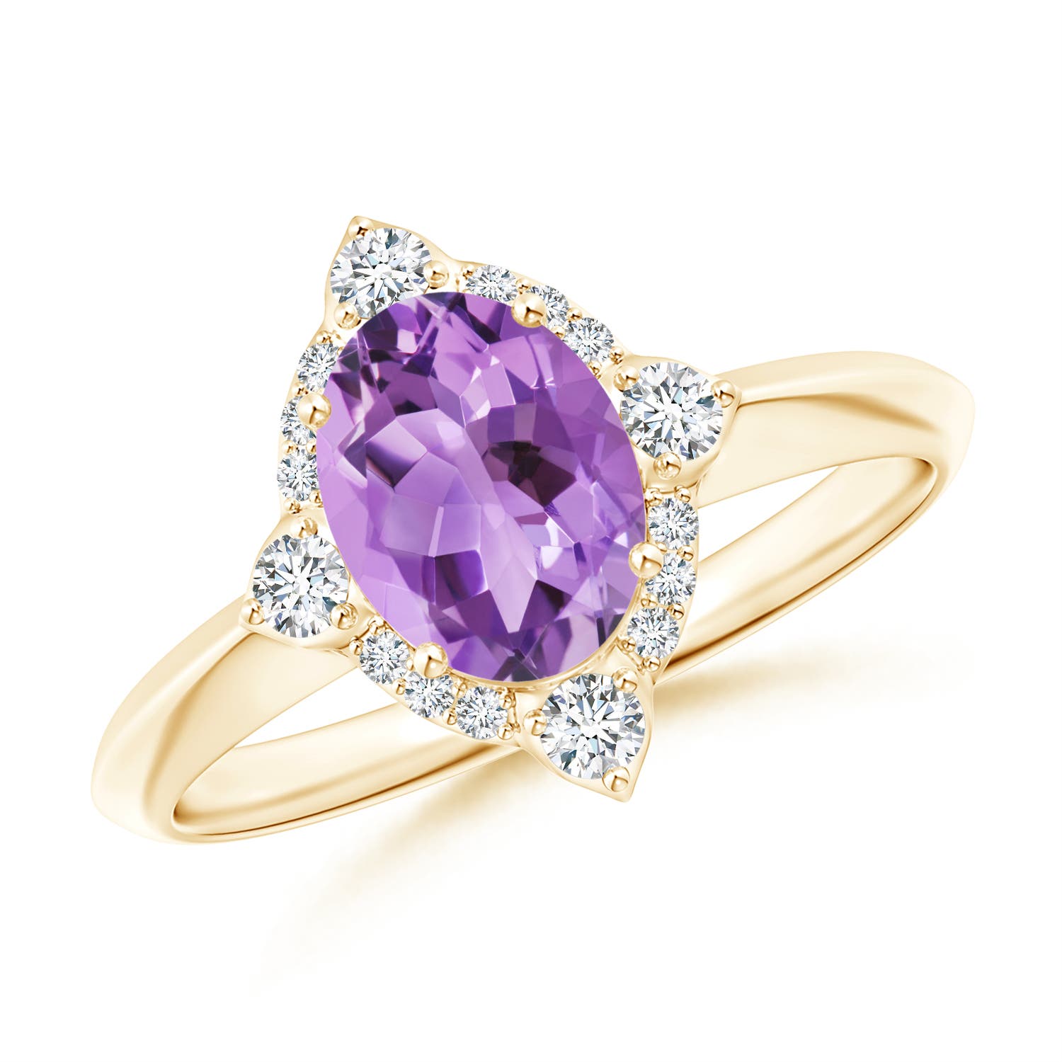 A - Amethyst / 1.35 CT / 14 KT Yellow Gold