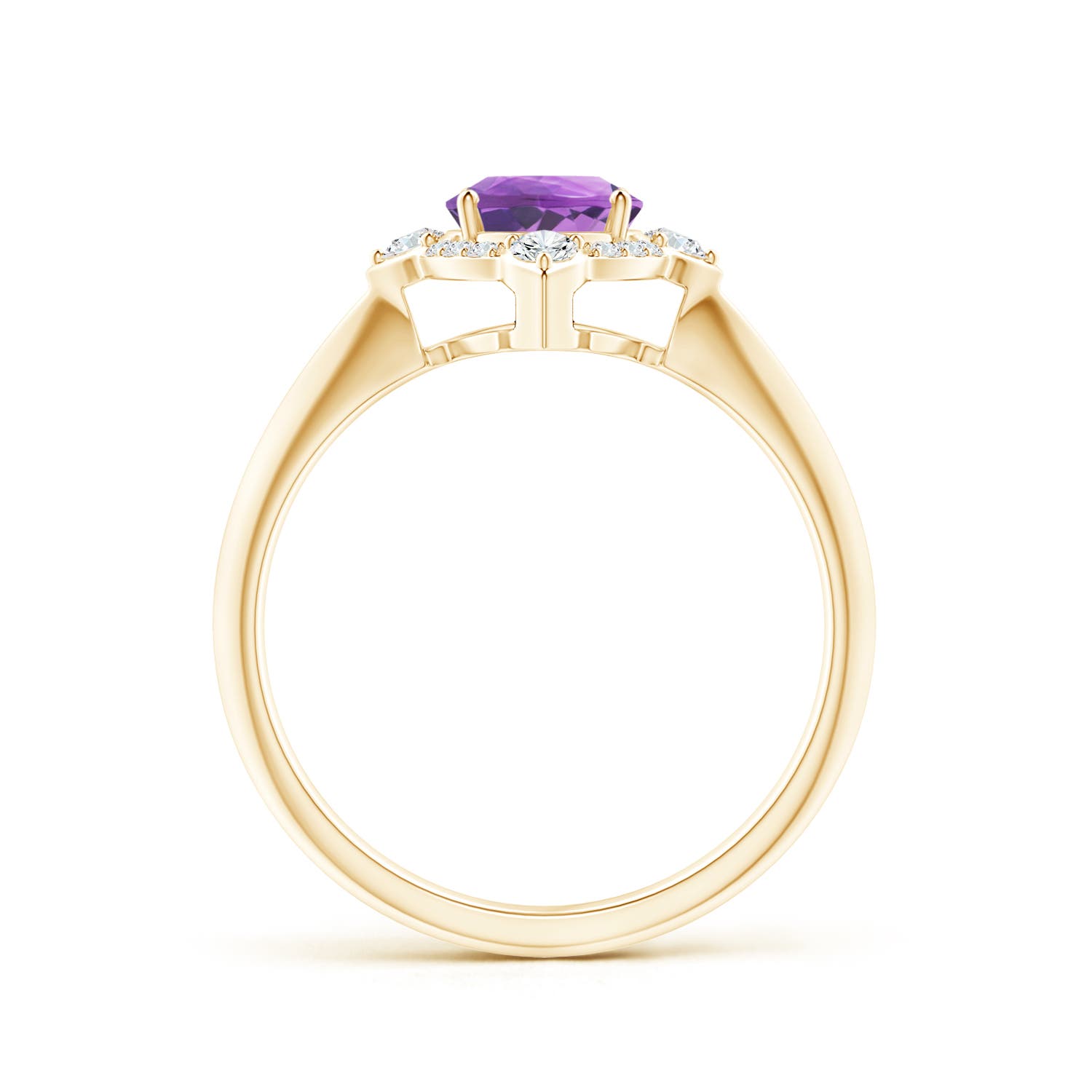 A - Amethyst / 1.35 CT / 14 KT Yellow Gold