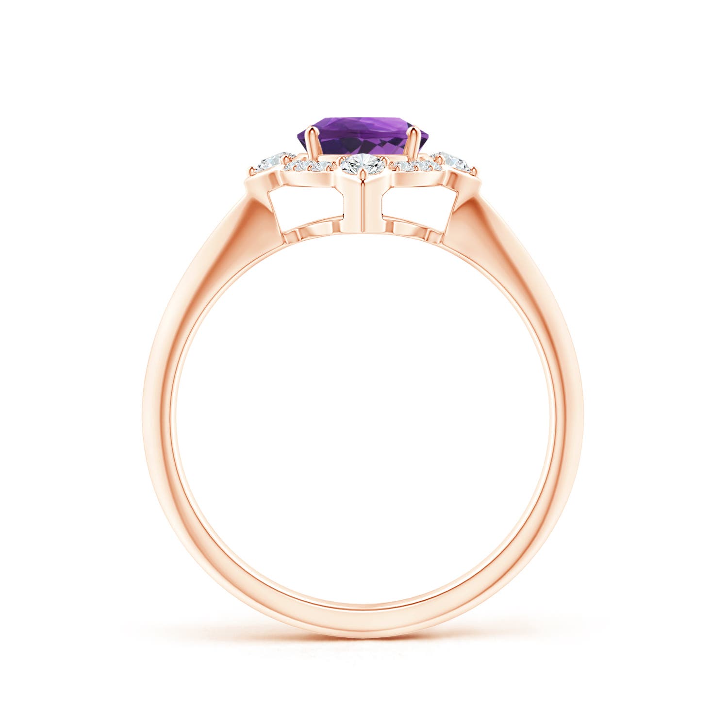 AAA - Amethyst / 1.35 CT / 14 KT Rose Gold