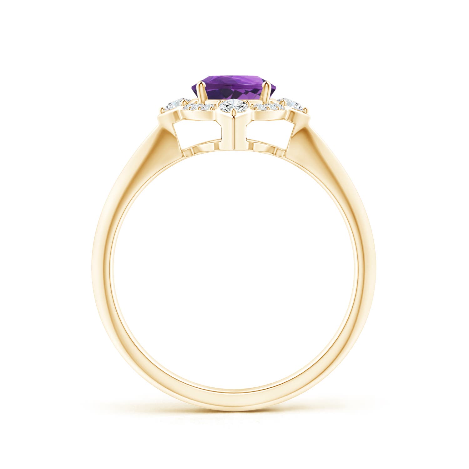 AAA - Amethyst / 1.35 CT / 14 KT Yellow Gold