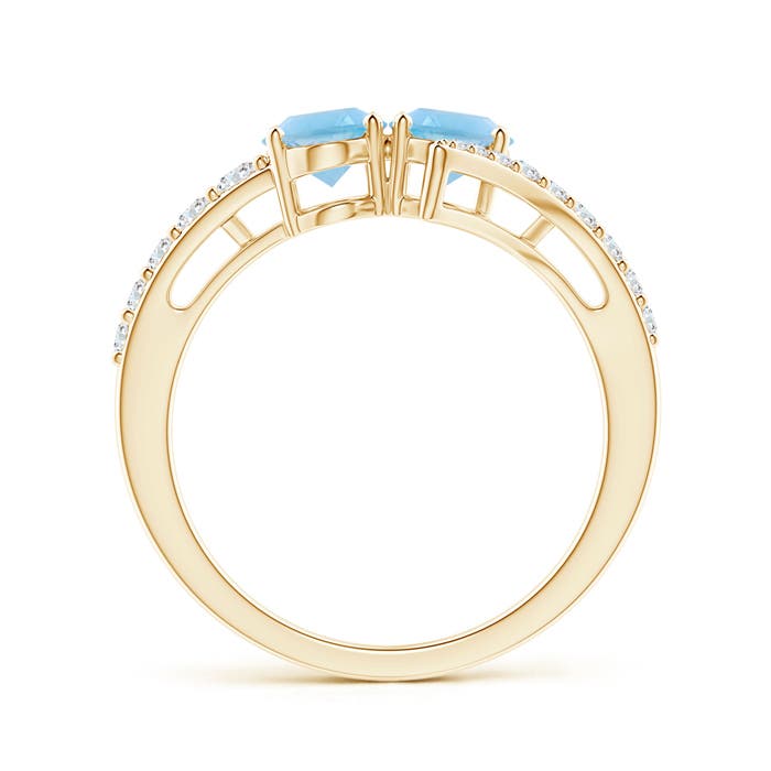 A - Swiss Blue Topaz / 2.15 CT / 14 KT Yellow Gold