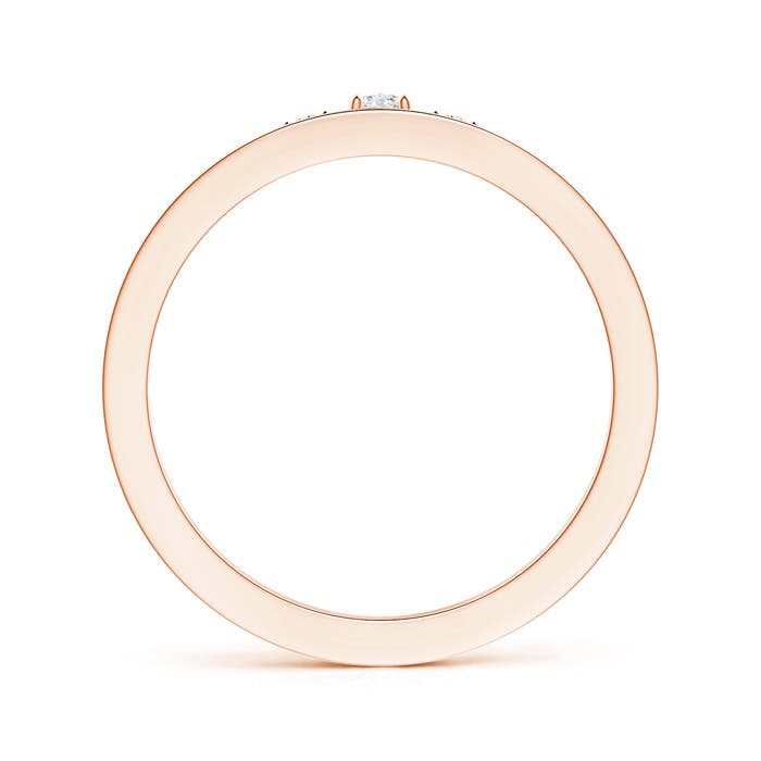 G, VS2 / 0.1 CT / 14 KT Rose Gold