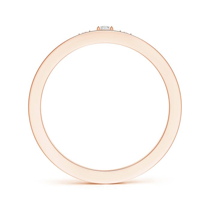 H, SI2 / 0.1 CT / 14 KT Rose Gold