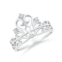 Stackables Silver Diamond Rings