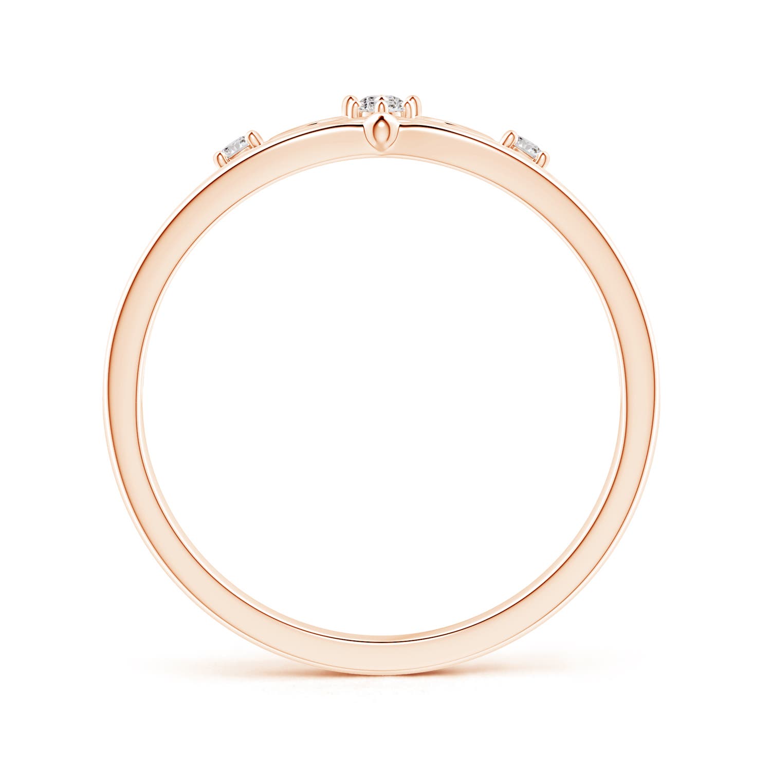 I-J, I1-I2 / 0.1 CT / 14 KT Rose Gold