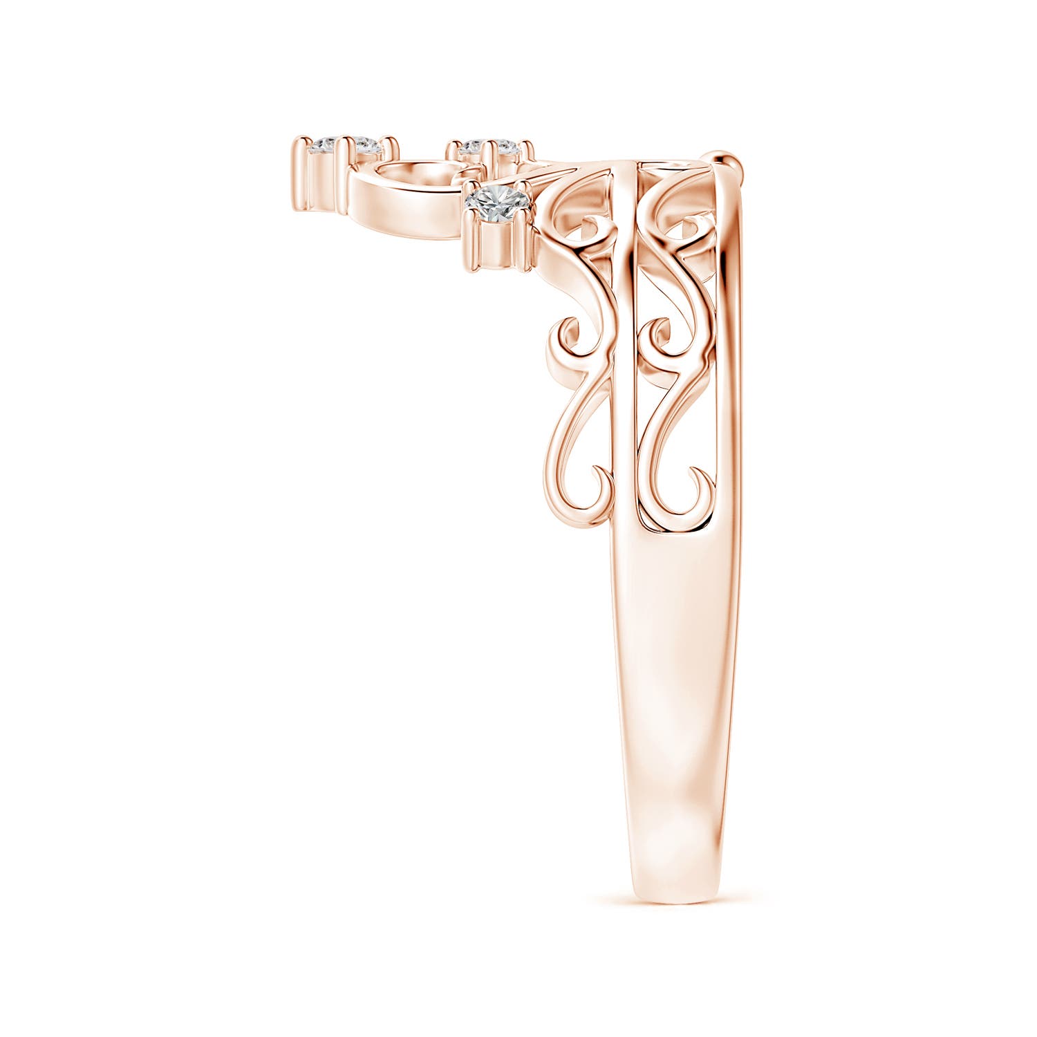 I-J, I1-I2 / 0.1 CT / 14 KT Rose Gold