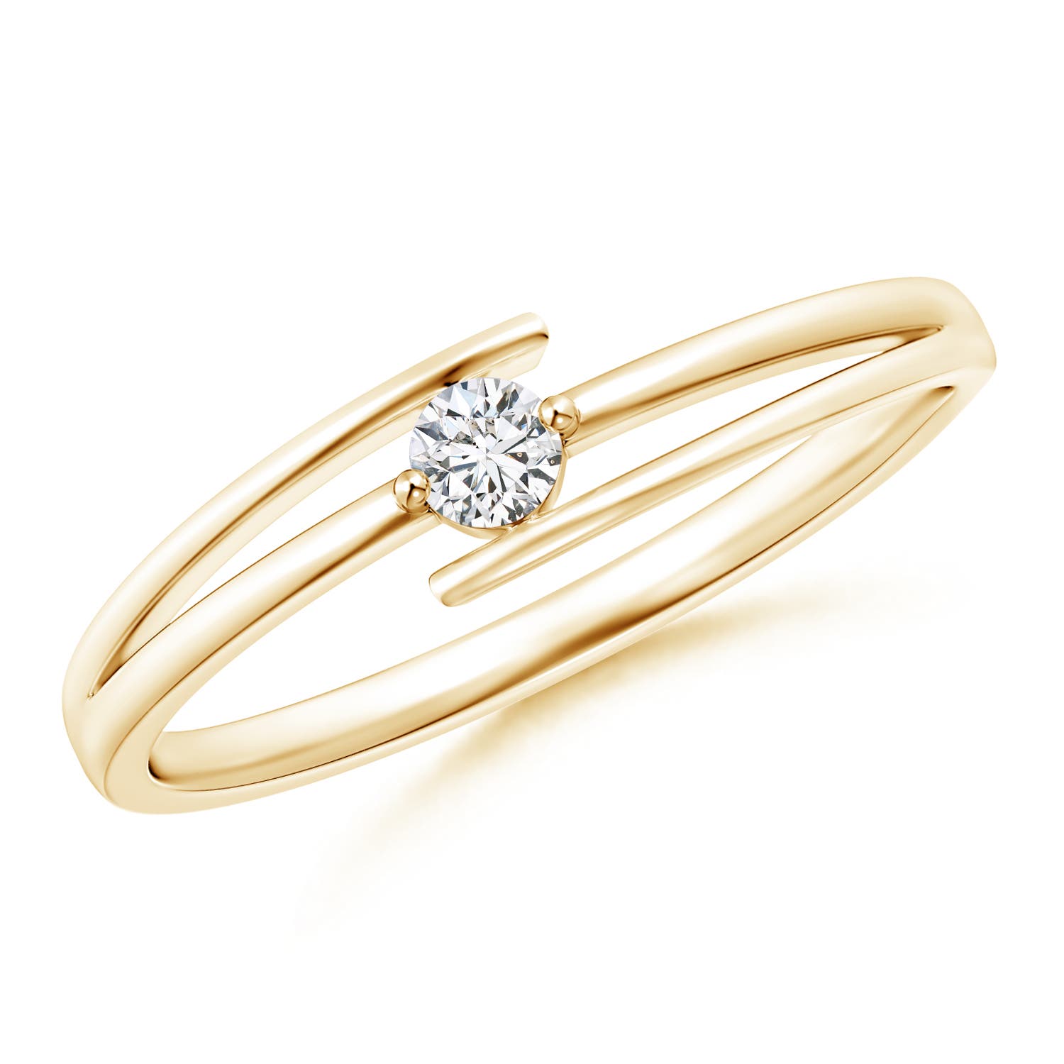 H, SI2 / 0.09 CT / 14 KT Yellow Gold