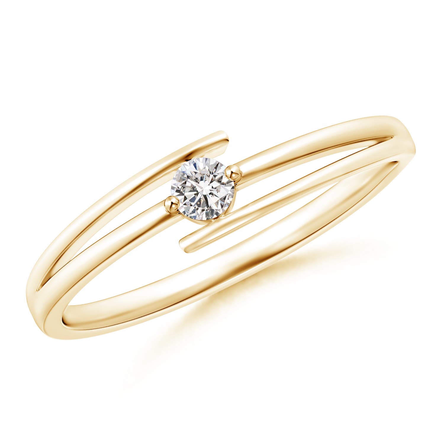 I-J, I1-I2 / 0.09 CT / 14 KT Yellow Gold